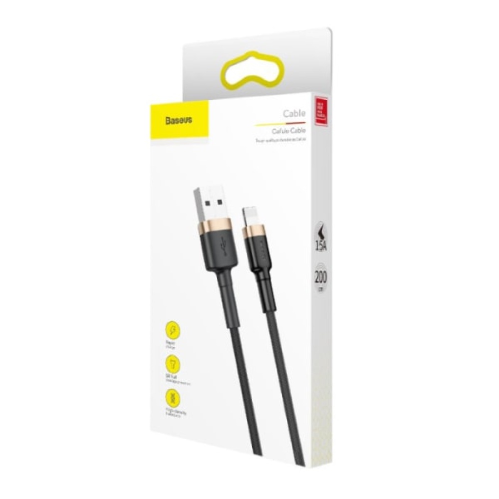 کابل تبدیل USB به لایتنینگ باسئوس مدل CALKLF-CV1 Cafule Cable طول 2 متر